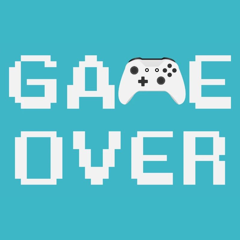 Game Over Controller White