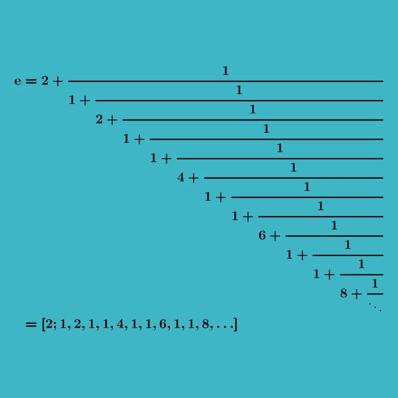 Le nombre d'Euler comme rupture de chaîne