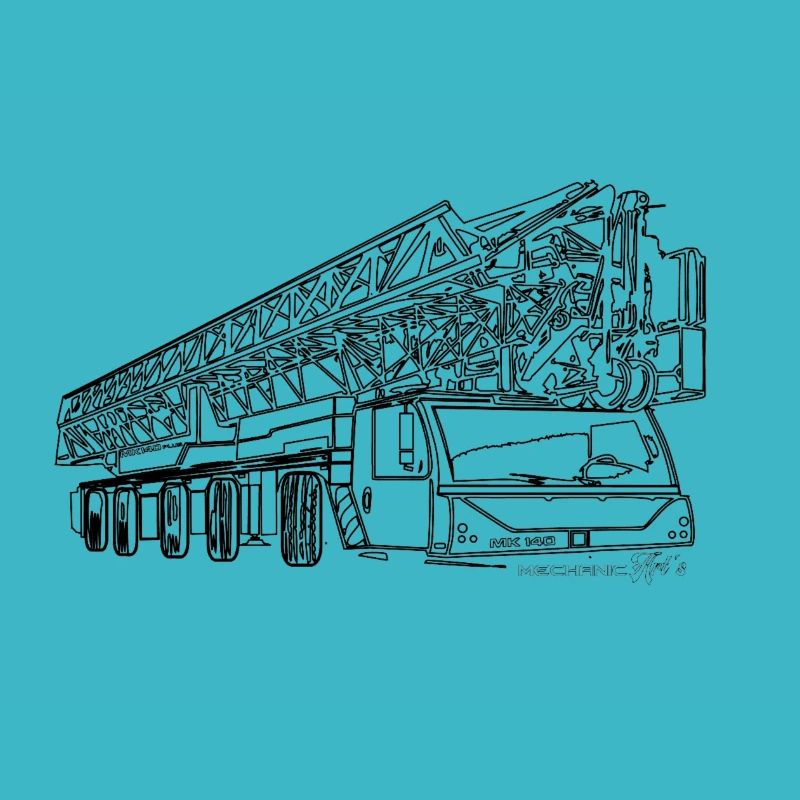 Grue mobile de camion de grue pliante MK140