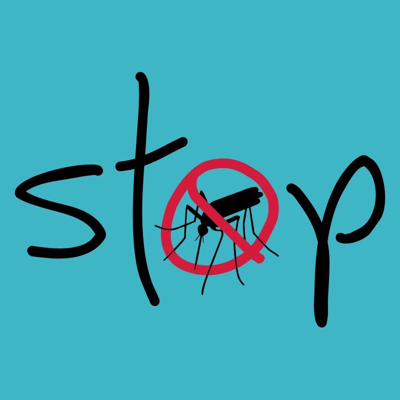 Stoppen Sie Malaria, Zika oder Dengue-Fieber. Virus, Mücken beißen.