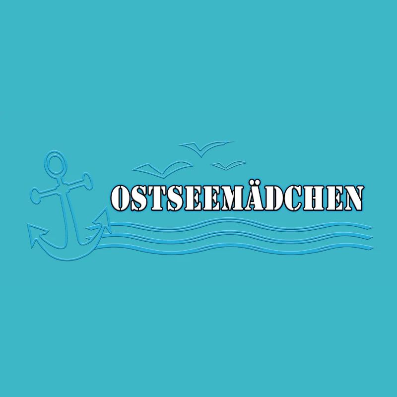 Ostseemädchen blau |Yolo-Artwork