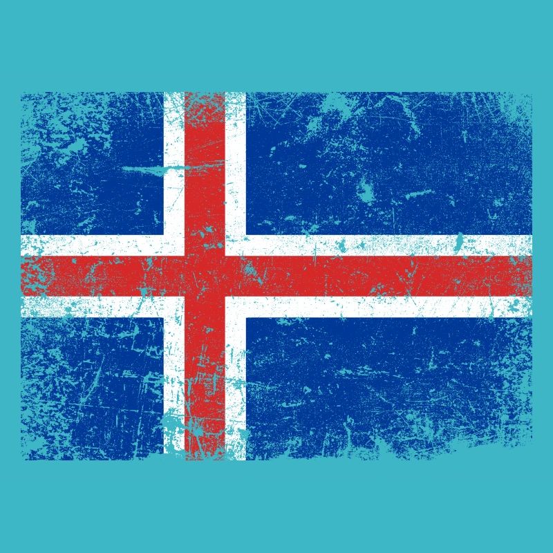 Island Flagge Iceland Isländer
