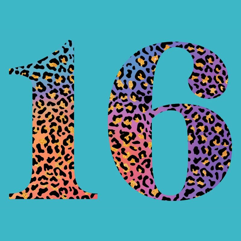 16e anniversaire léopard