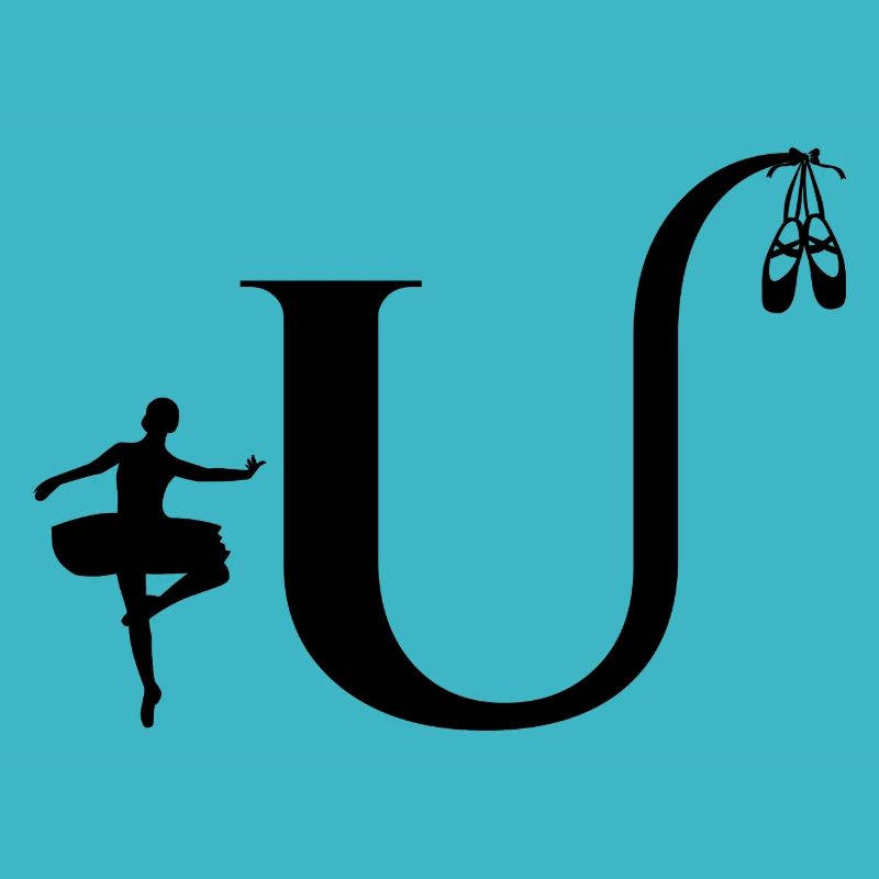 Buchstabe u Ballerina