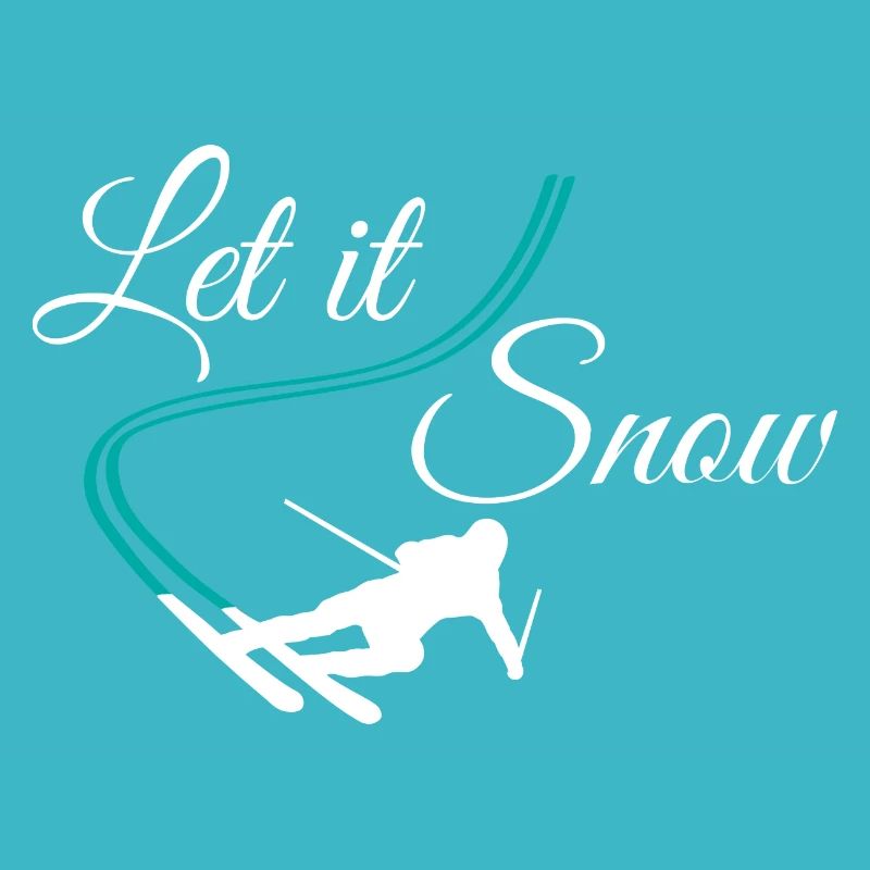 Let It Snow Skier