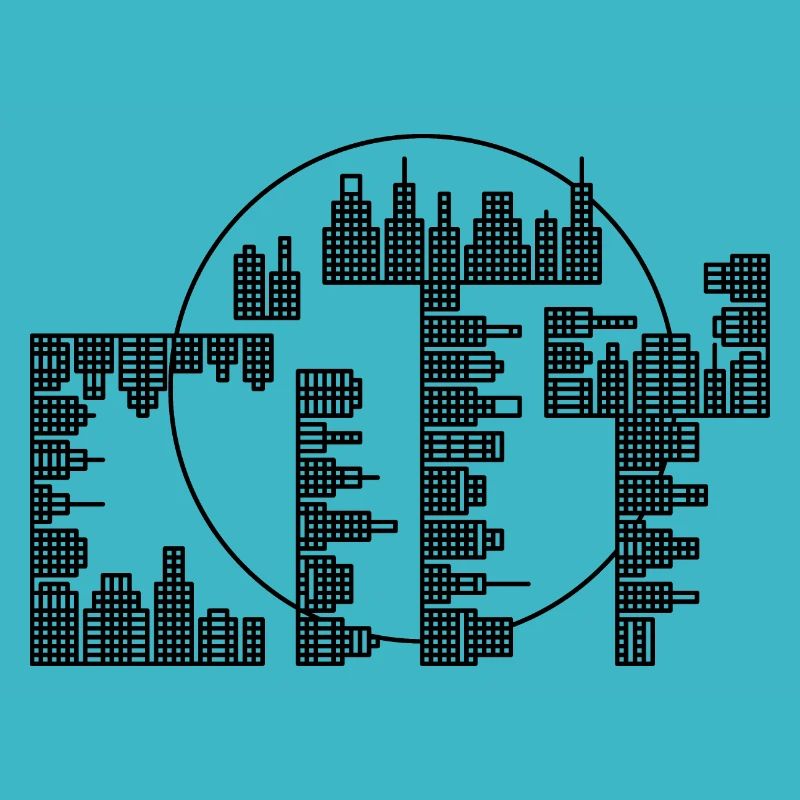 Skyline, City - version noire