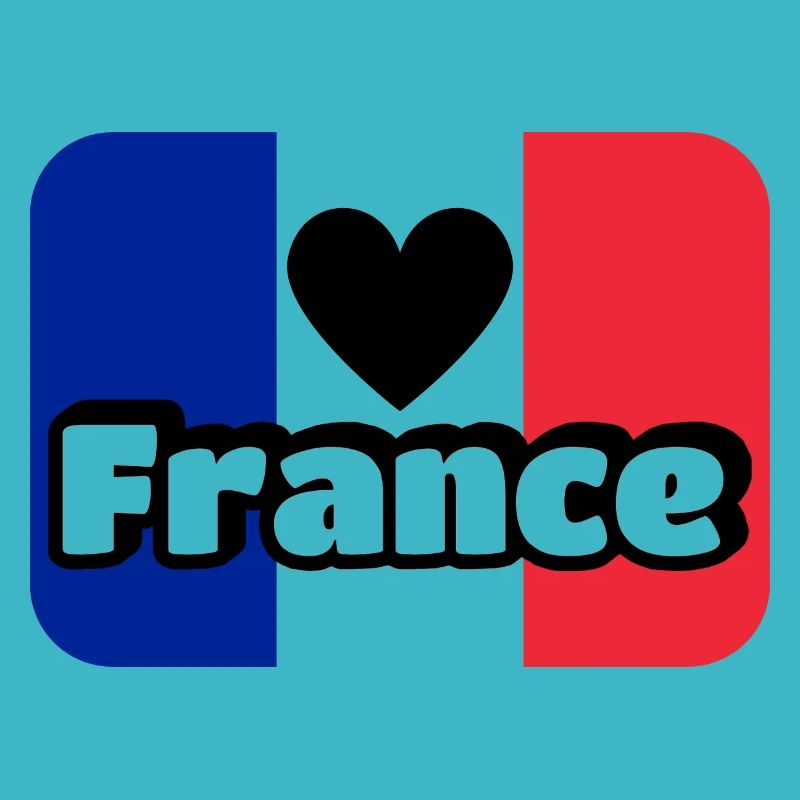 French flag blue white red