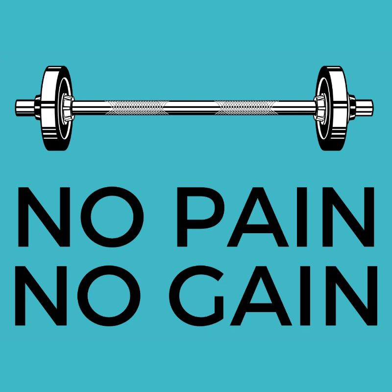 Pas de douleur, pas de gain - avec du poids