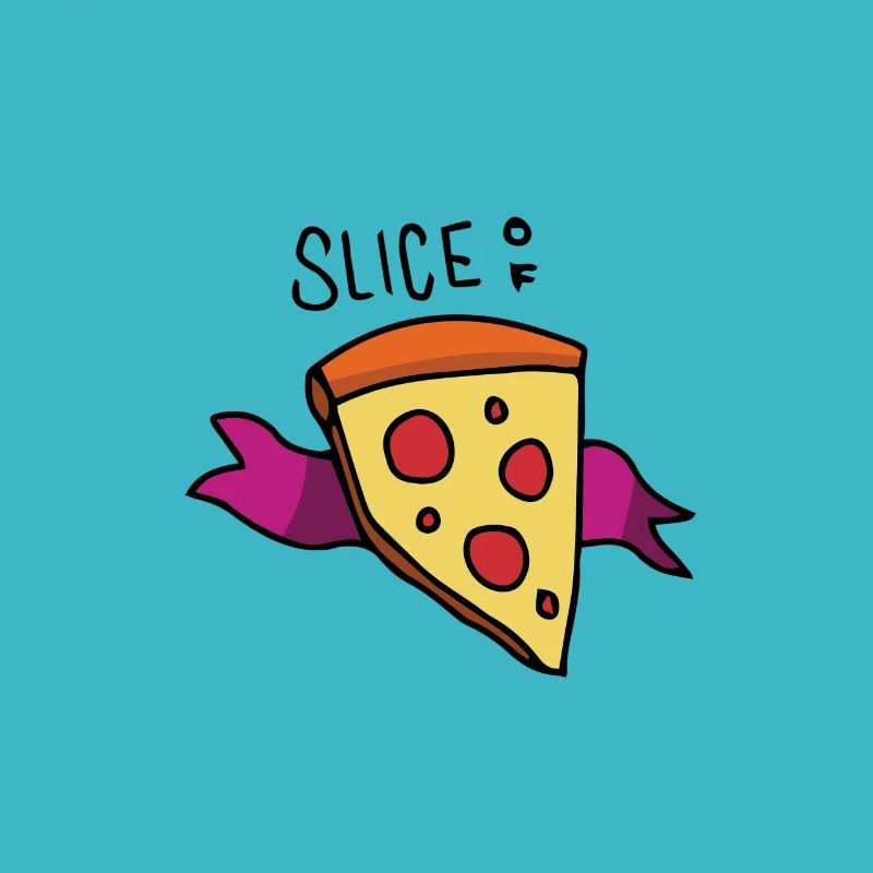 Mangez une tranche de pizza