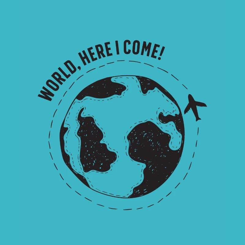 WORLD, HERE I COME! - Backpacker & Traveler Design