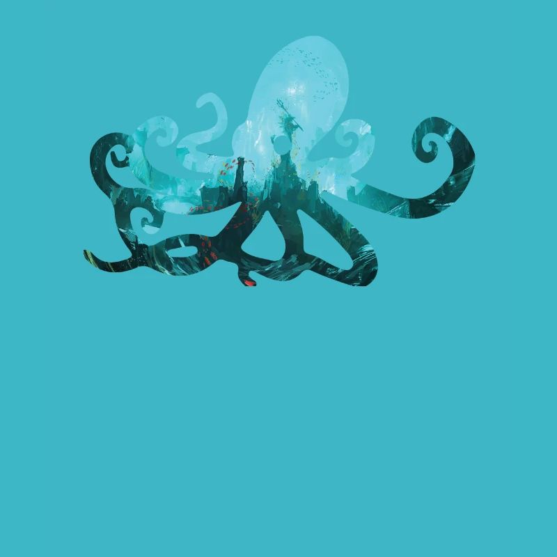 Pieuvre océan cadeau Calmar Octopus plongeur