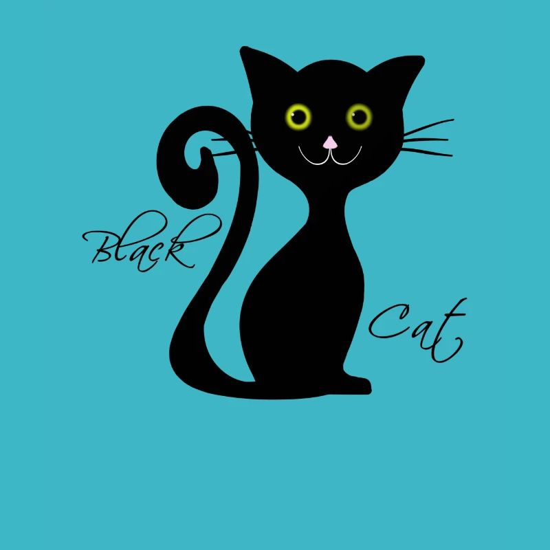 Schwarze Katze