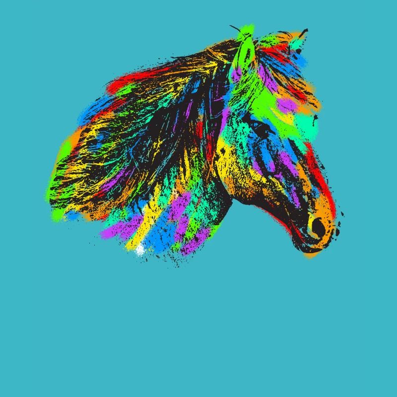 Buntes Pferd