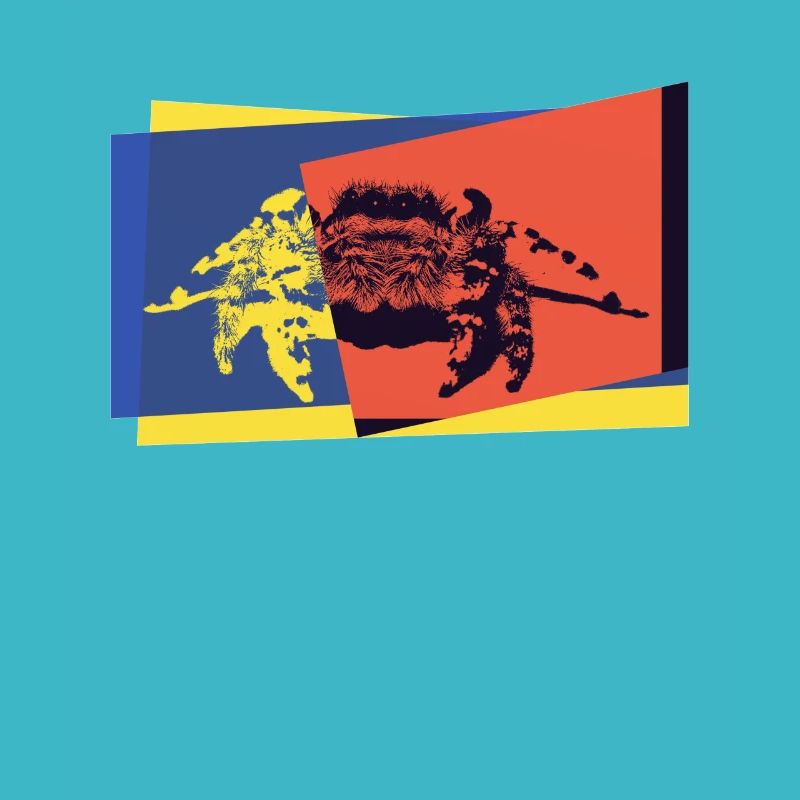 Spinne Pop-art