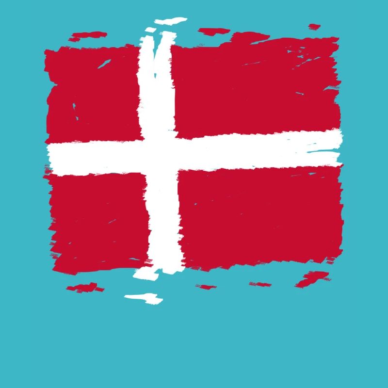 Drapeau du Danemark - Drapeau du marché du Danemark