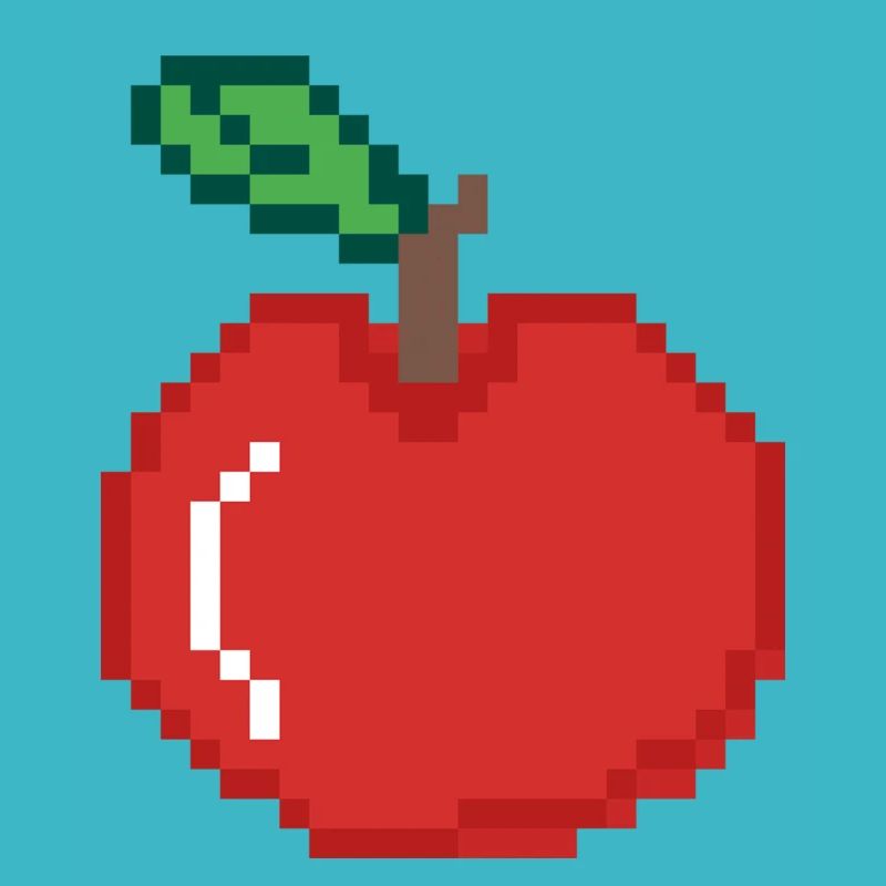 Apple pixel art