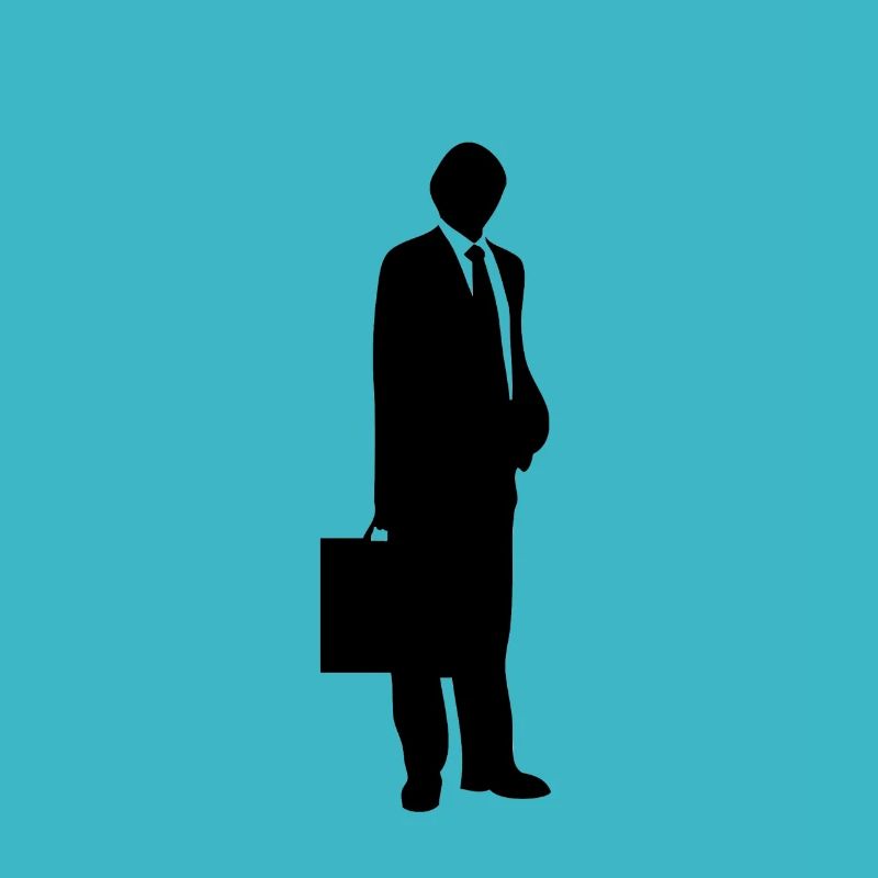 Geschäftsmann Silhouette