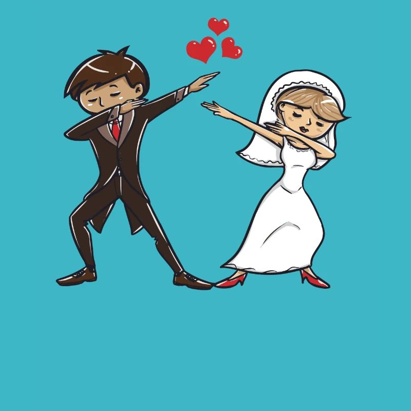 Dabbing dab dance Geschenk Geburtstag Hochzeit