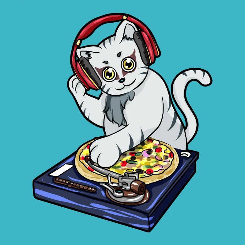 Chat Pizza DJ