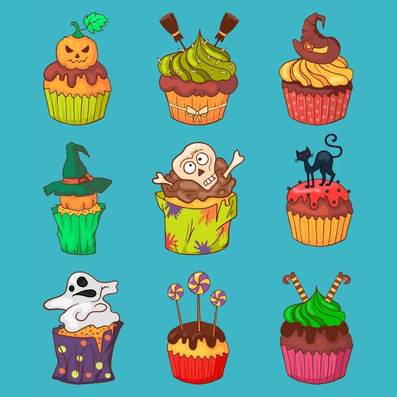 Halloween cupcake muffin cake baking sweets