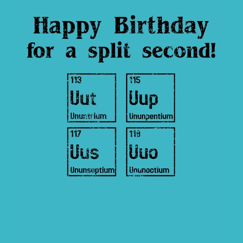 Geburtstag Science