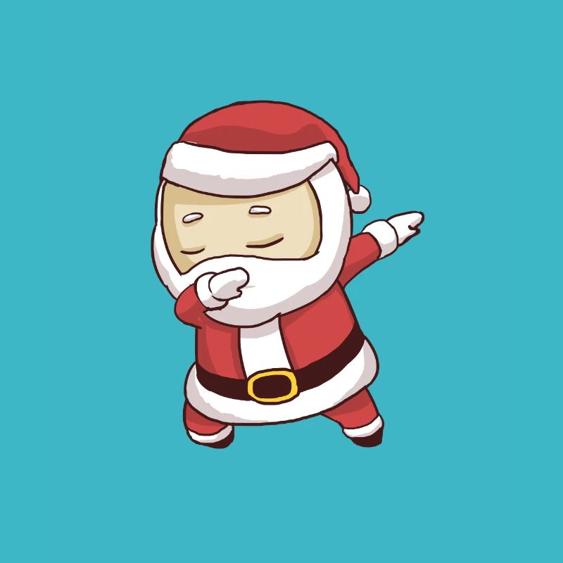 Dabbing Dab Père Noël Père Noël Noël