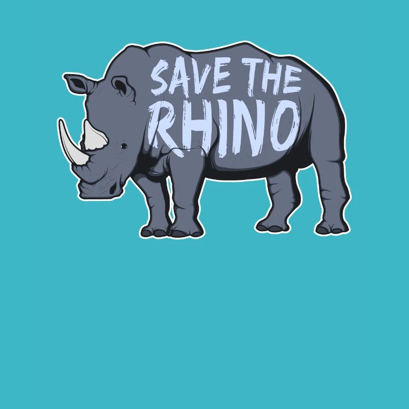 Nashorn Bedrohte Tierart