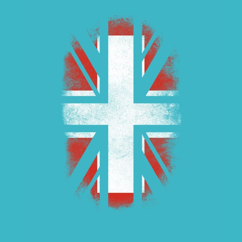 Britische Schweiz-Flagge - Schweizer und britischer Stolz