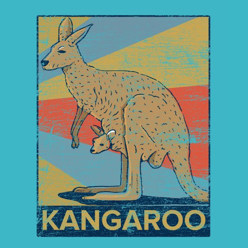 Känguru Australien Outback Beuteltier Geschenk