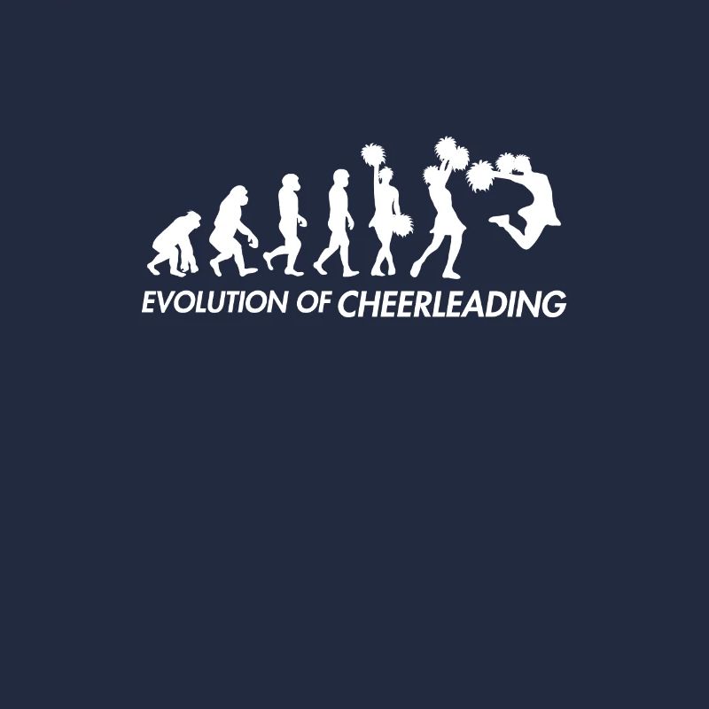 Evolution der Cheerleader, perfektes Geschenk