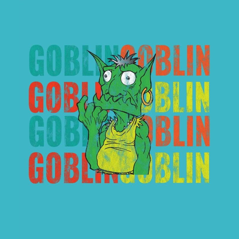 Retro Goblin Distressed Look