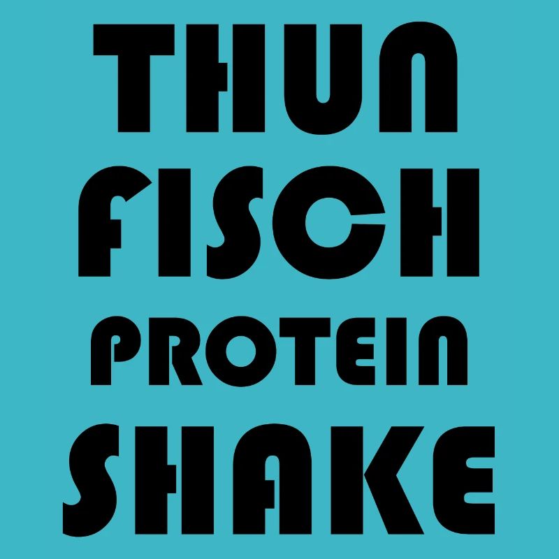 Fitness Motivation Thunfisch Protein Shake