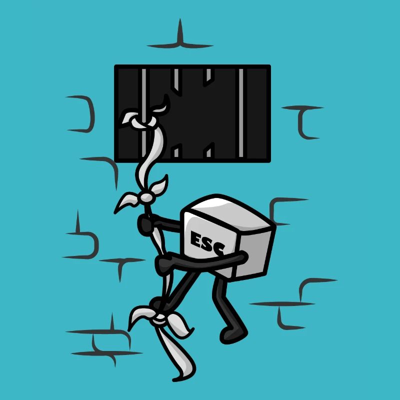Le clavier s’évade de prison