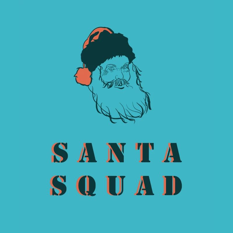 Santa Squad Weichnachtscrew Santa Team