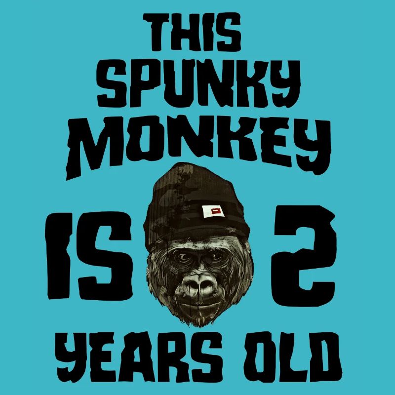 spunky monkey 2ter geburtstag