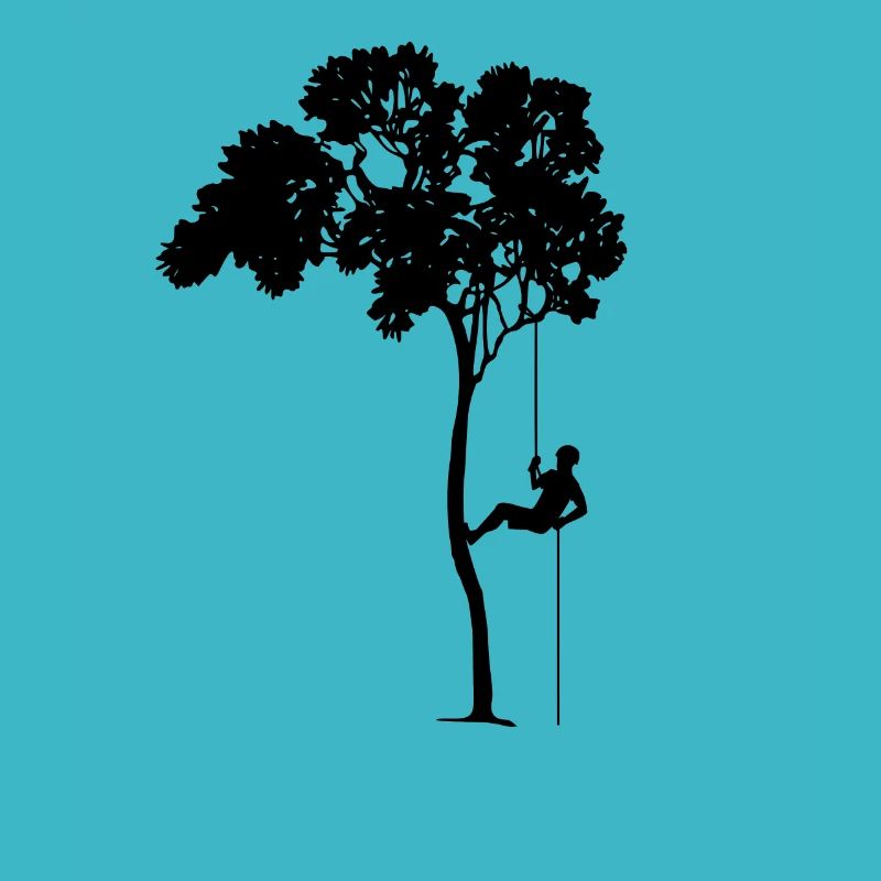 Tree climbing abseiling gift hobby profession
