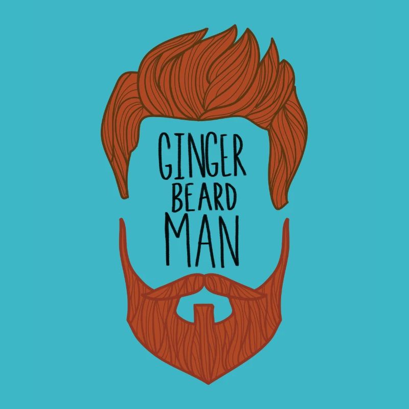 Bart Spruch Frisör Barber Ginger Redhead Geschenk