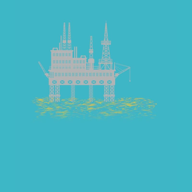 Bohrplattform - Ölplattform
