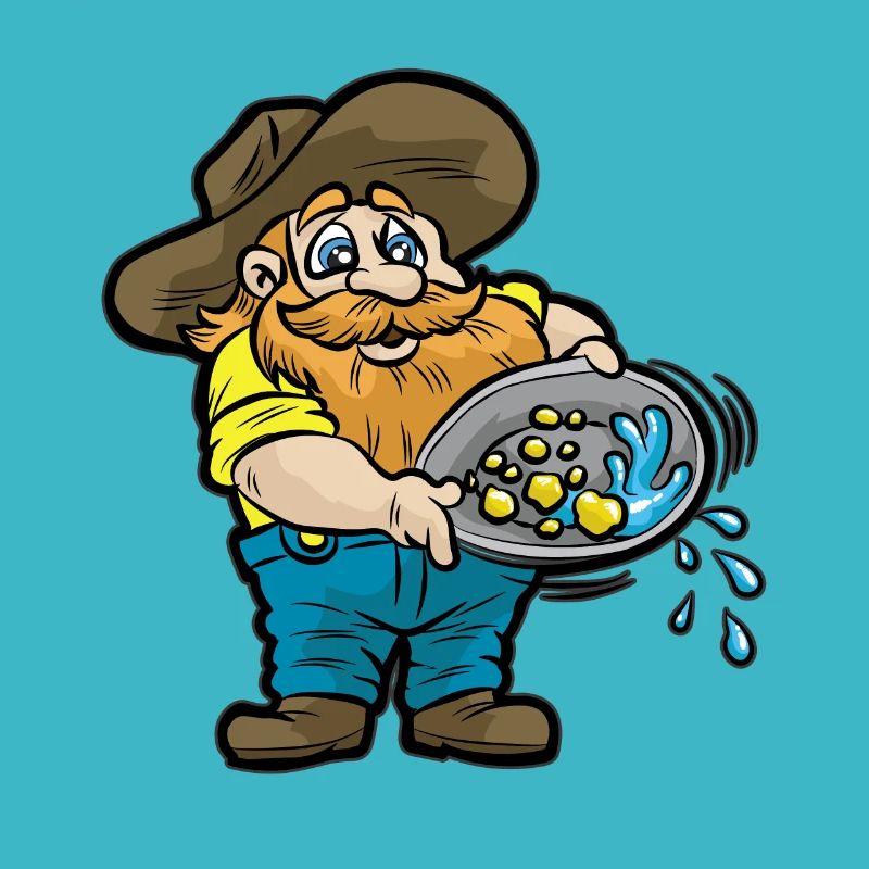 YUKON GOLDMINER Gold Nugget Mining Gift