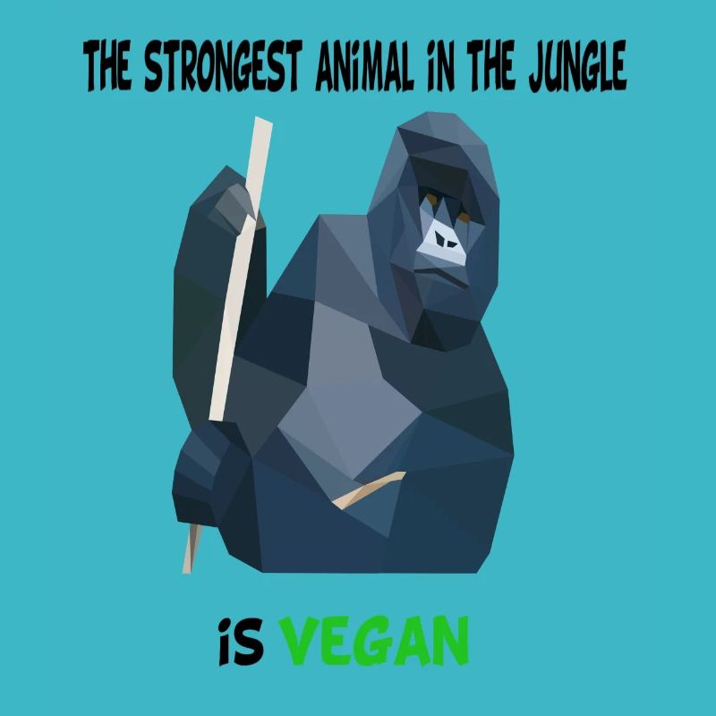 Vegan Gorilla tshirt