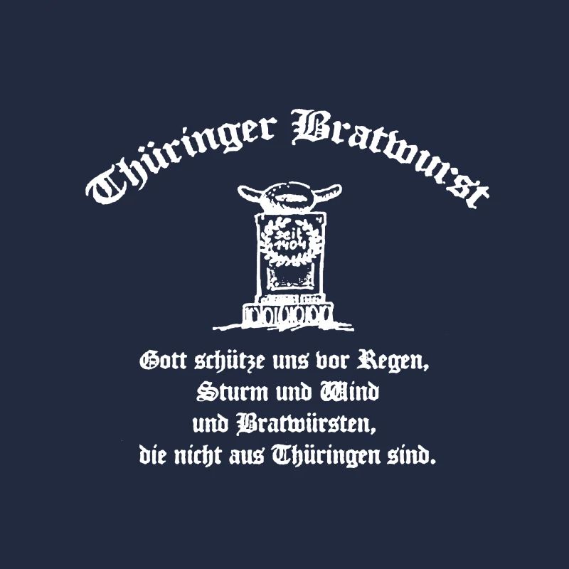Thuringian bratwurst Thuringia sausage DDR gift