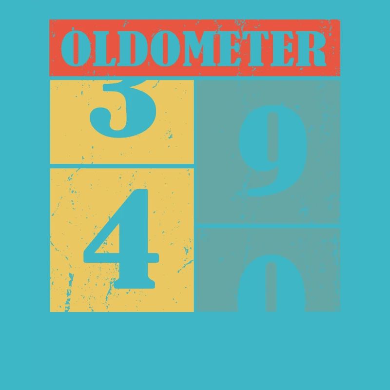 40 vierzig vierzigster Geburtstag oldometer - Shir