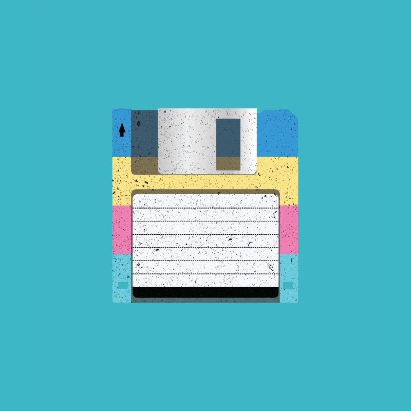 Vintage Diskette - 90er