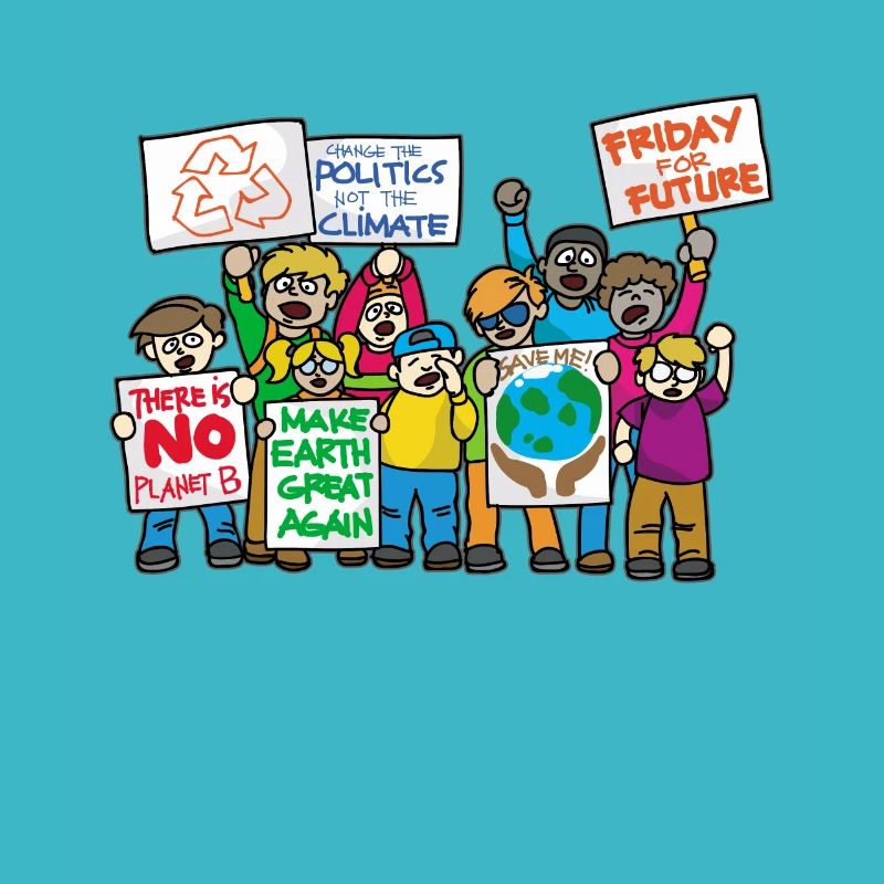 FRIDAY FOR FUTURE Environmental Protection Climate Protection