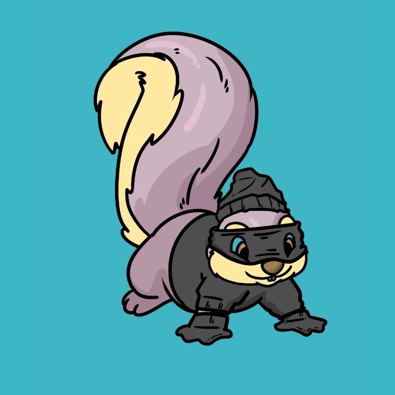 Squirrel robber , hörnchen