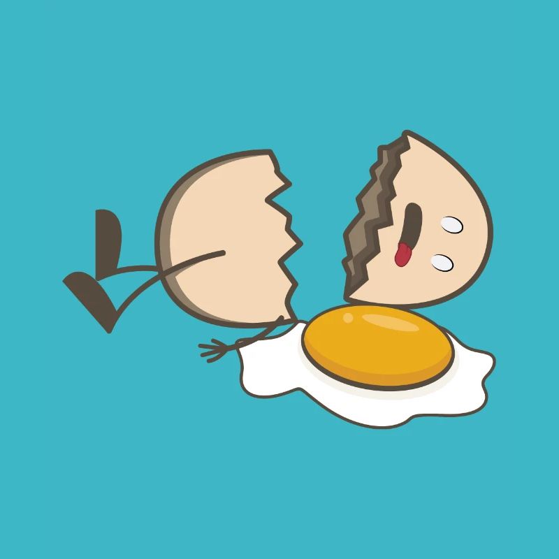 Broken egg. broken egg