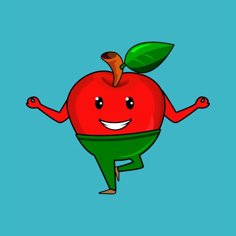 Yoga Apple Apfel