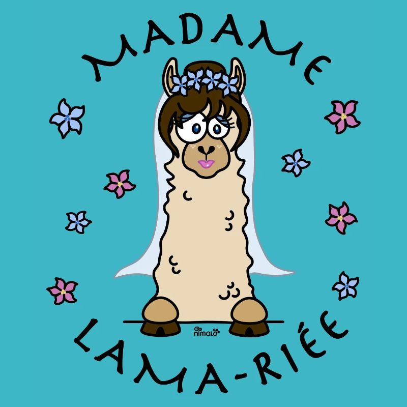 Madame Lama-riée, Lama, Mariage, EVJF, mariée