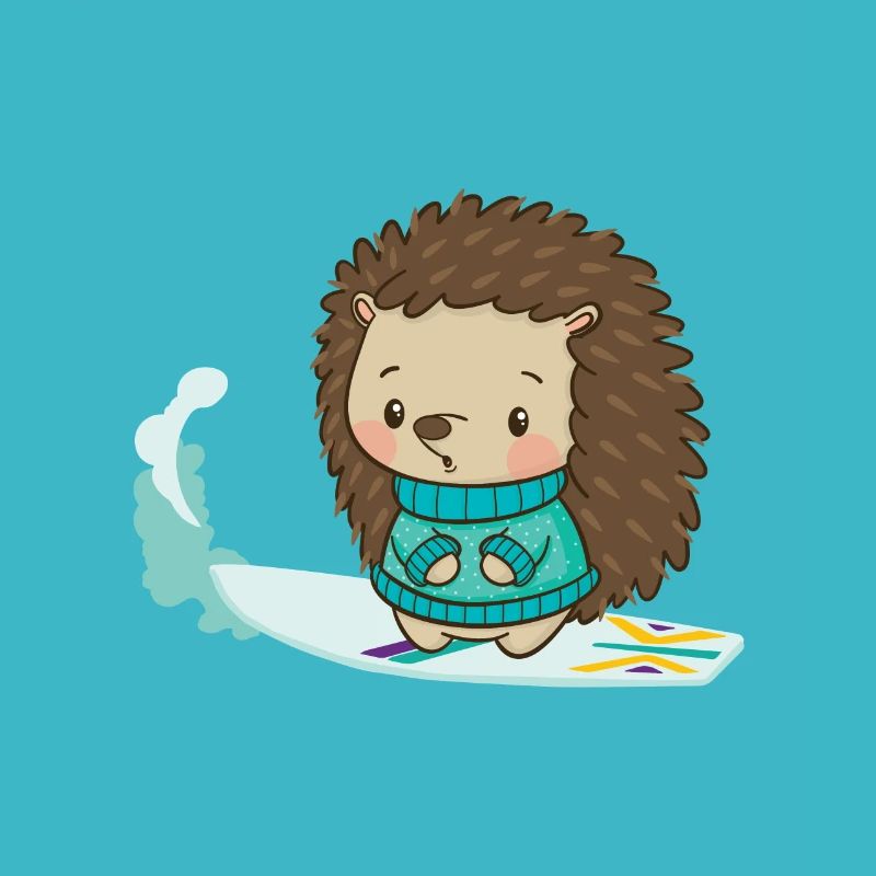 Surfer hedgehog