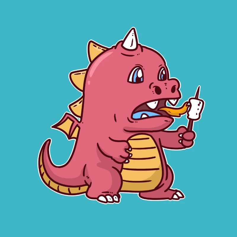 Drachen Drache Marshmallow